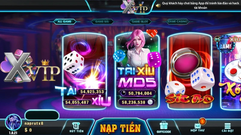 Sự ra đời của cổng game Xvip